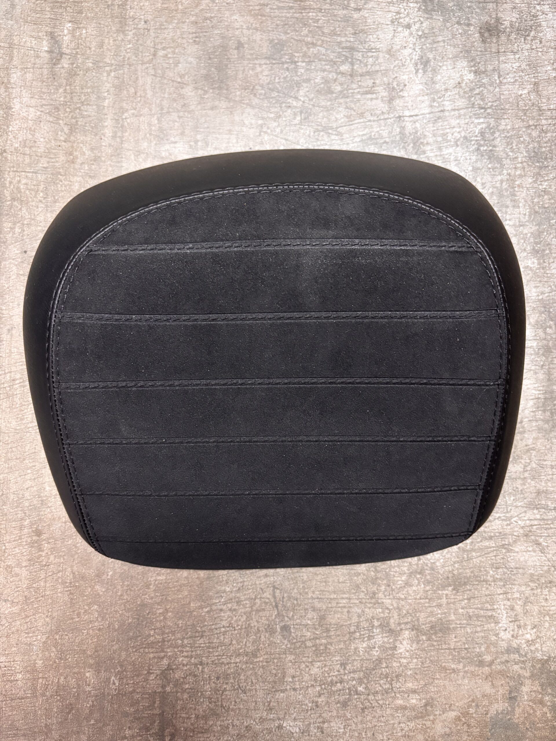 lehne für Vespa GTS / GTS Super Sport MY20 – Topcase 36 L – Schwarz mit grauer Naht