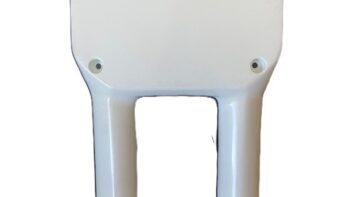 Startnummerntafel weiß