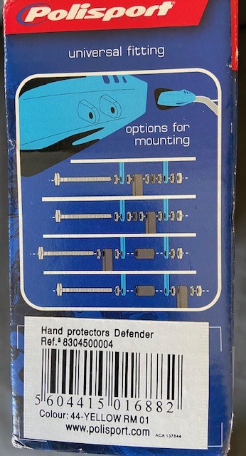 Polisport Handschutz Gelb – Universal (Art. Nr. 8304500004)